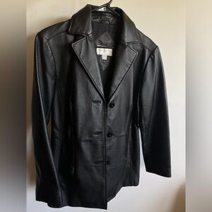 Genuine Leather Worthington Jacket women’s size medium